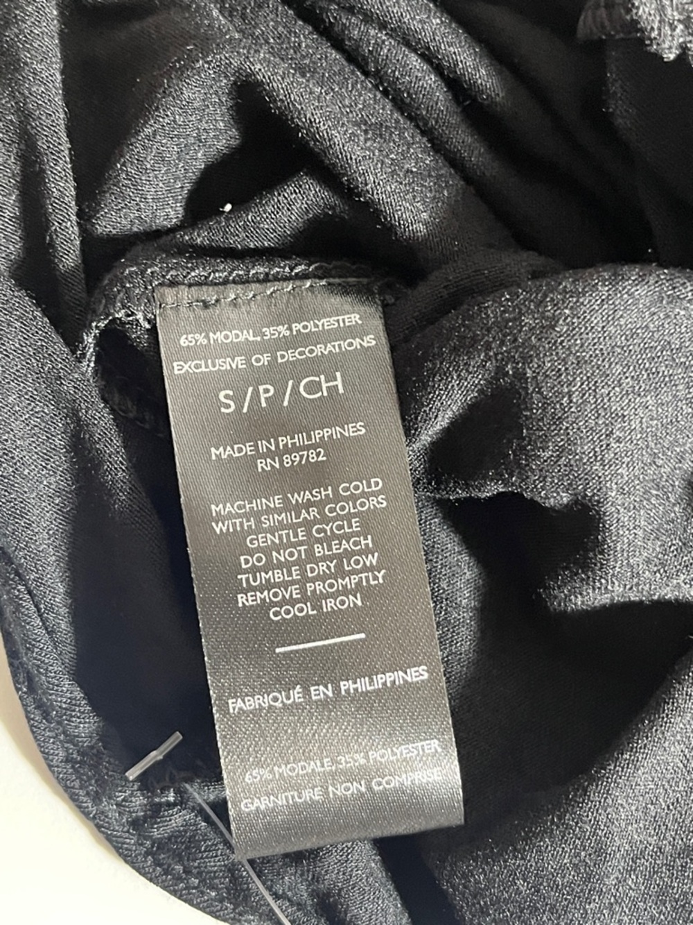 Black V-Neck Slip Dress - Minimal Tank Style Small - Picture 6 of 7